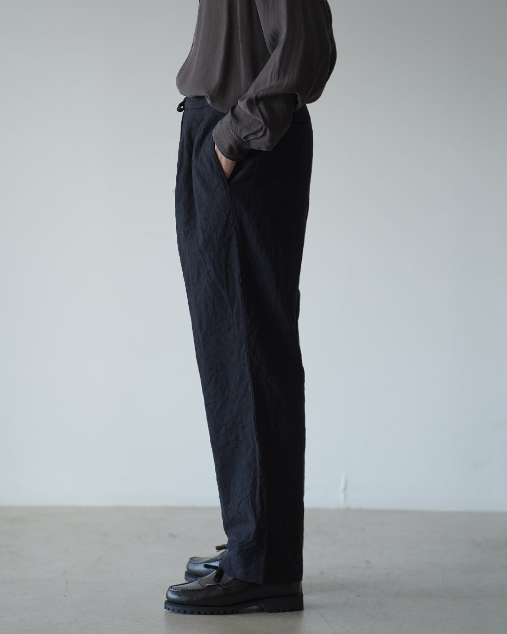 Wool Stripe Easy Trousers KS26FPT16