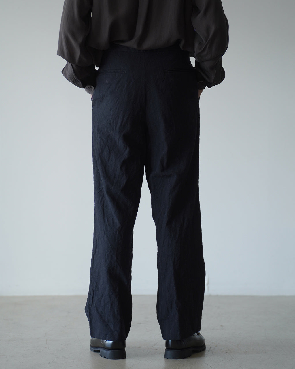 Wool Stripe Easy Trousers KS26FPT16