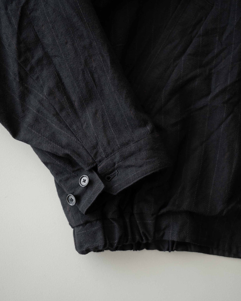 Wool Stripe Zip Blouson KS26FJK21