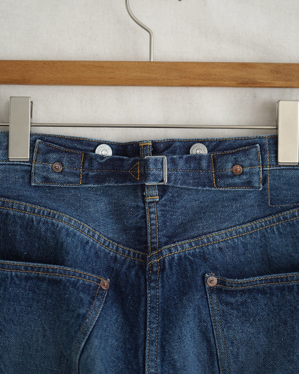 KAPTAIN SUNSHINE 1930 Straight Denim Pants デニム ヴィンテージ加工｜Crouka(クローカ)