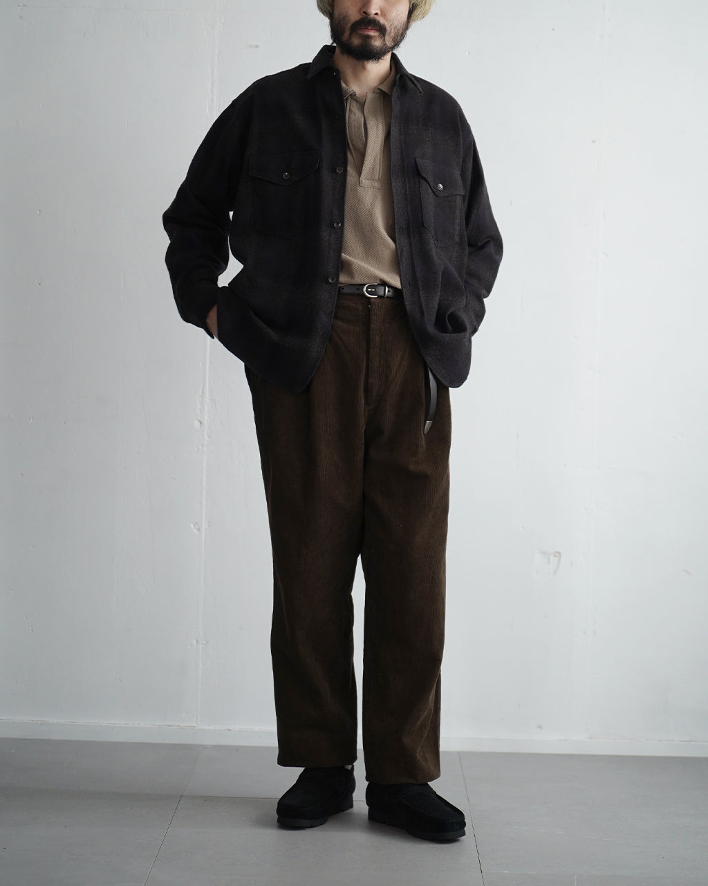 Alpaca Wool 2Pockets Shirt KS26FSH11