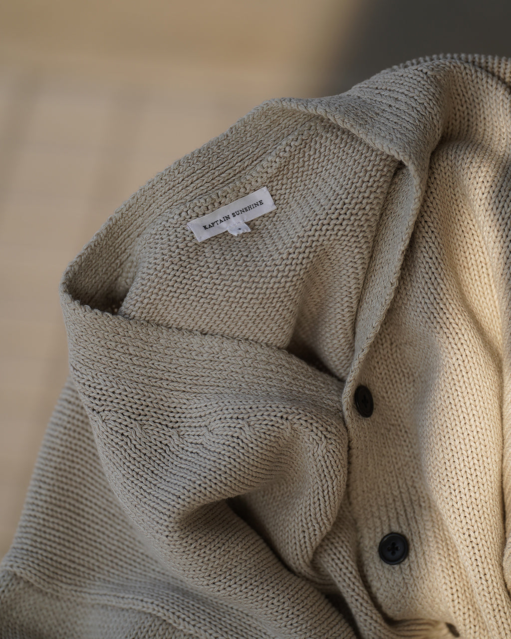 Cotton Washi Hand Frame Cardigan KS26SKN01