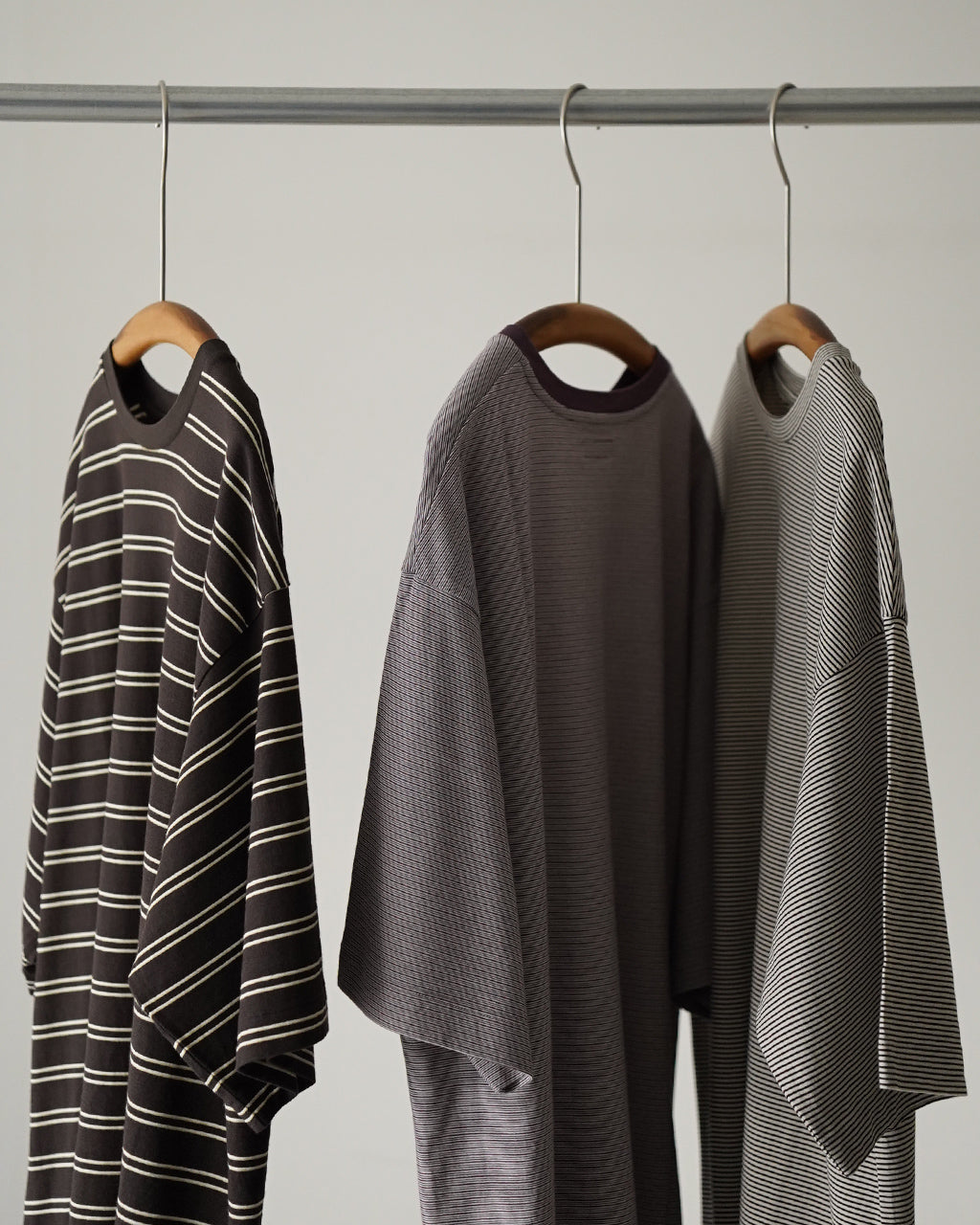 Hard Twisted Stripe Jersey Half-sleeve Tee KS26SCS08