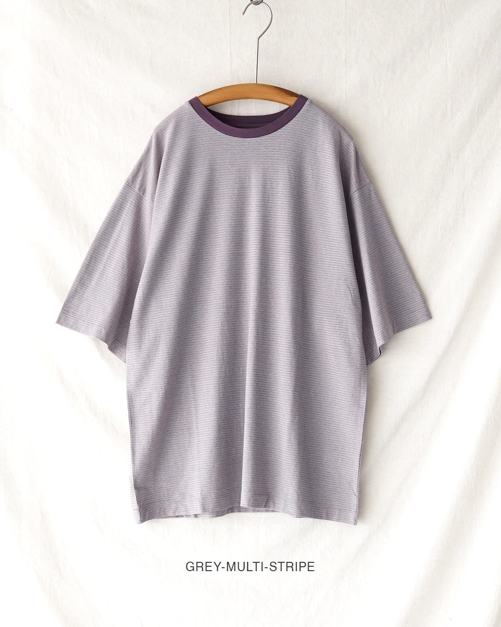 Hard Twisted Stripe Jersey Half-sleeve Tee KS26SCS08