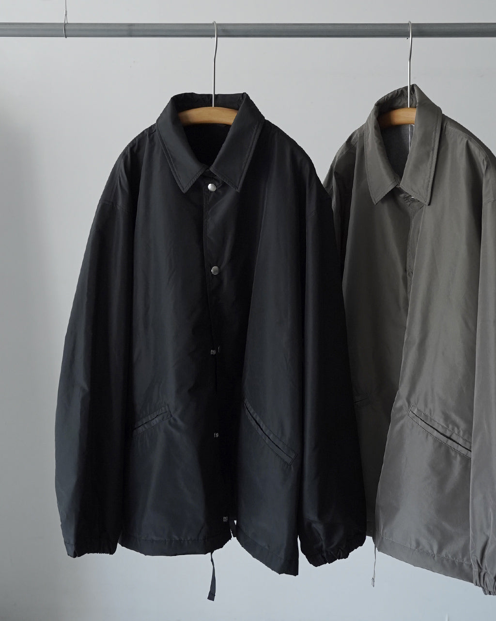 Silk Poly Coach Jacket KS26FJK19