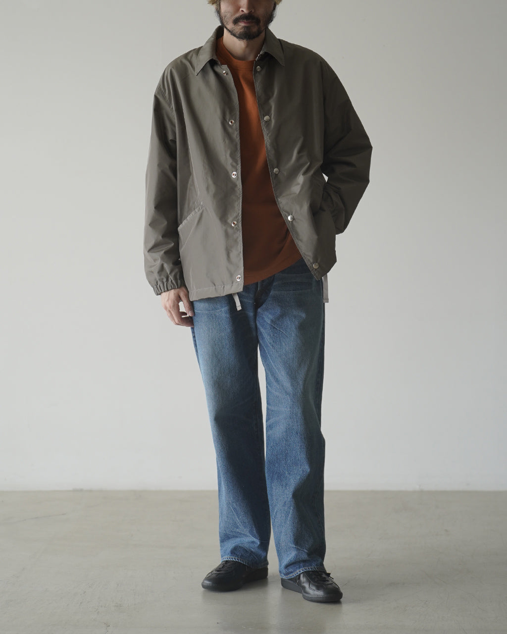 Silk Poly Coach Jacket KS26FJK19