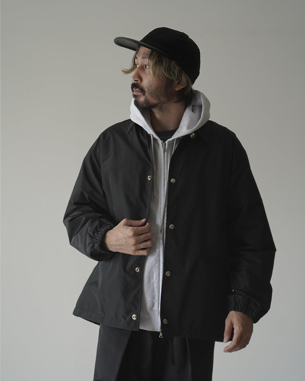 Silk Poly Coach Jacket KS26FJK19