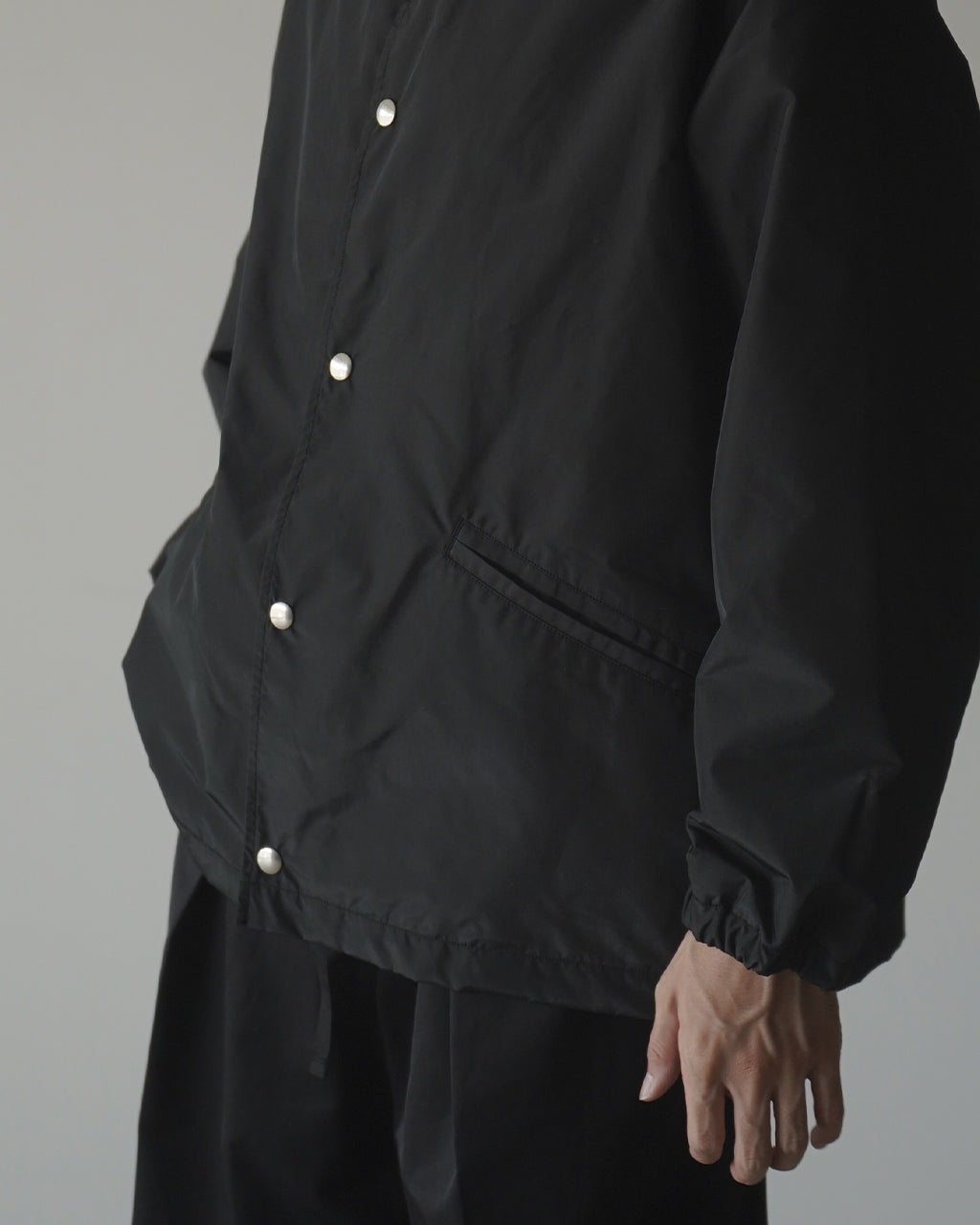 Silk Poly Coach Jacket KS26FJK19