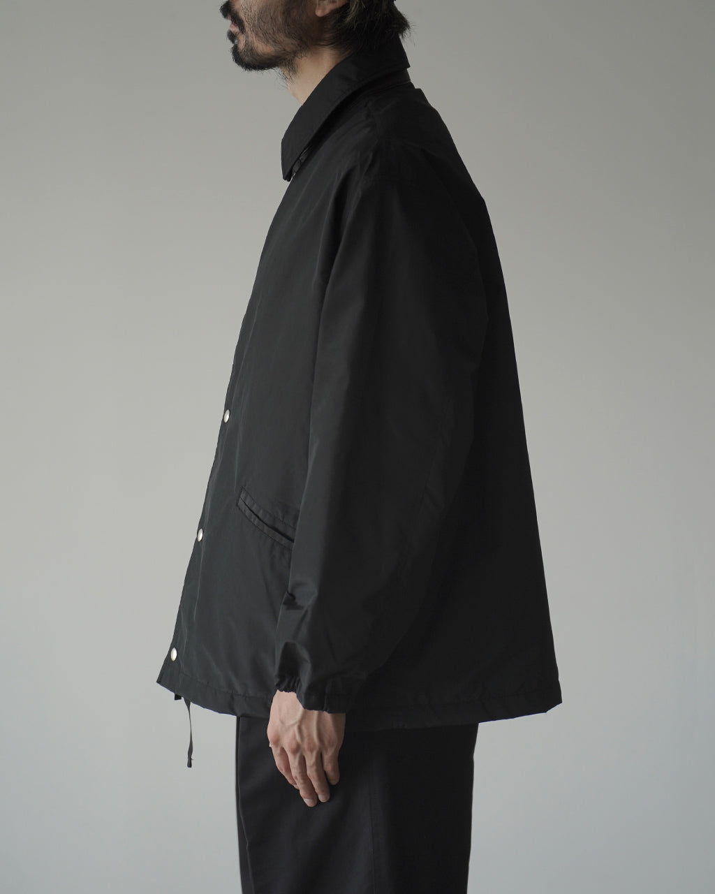 Silk Poly Coach Jacket KS26FJK19