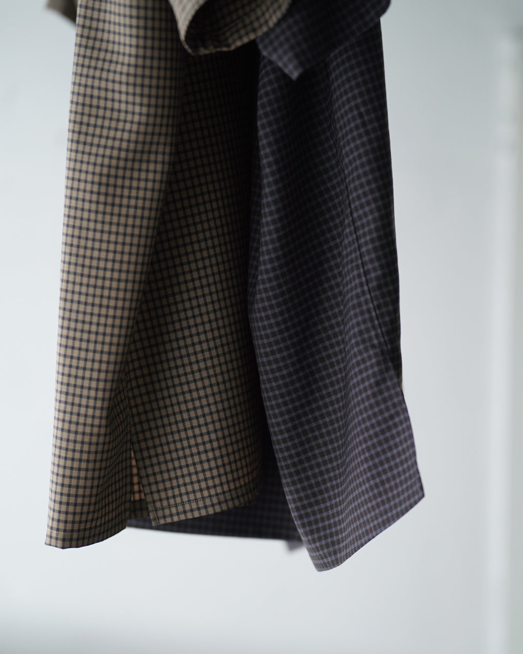 KAPTAIN SUNSHINE Summer Wool Open Collar SS Shirt シャツ ウール チェック｜Crouka(クローカ)