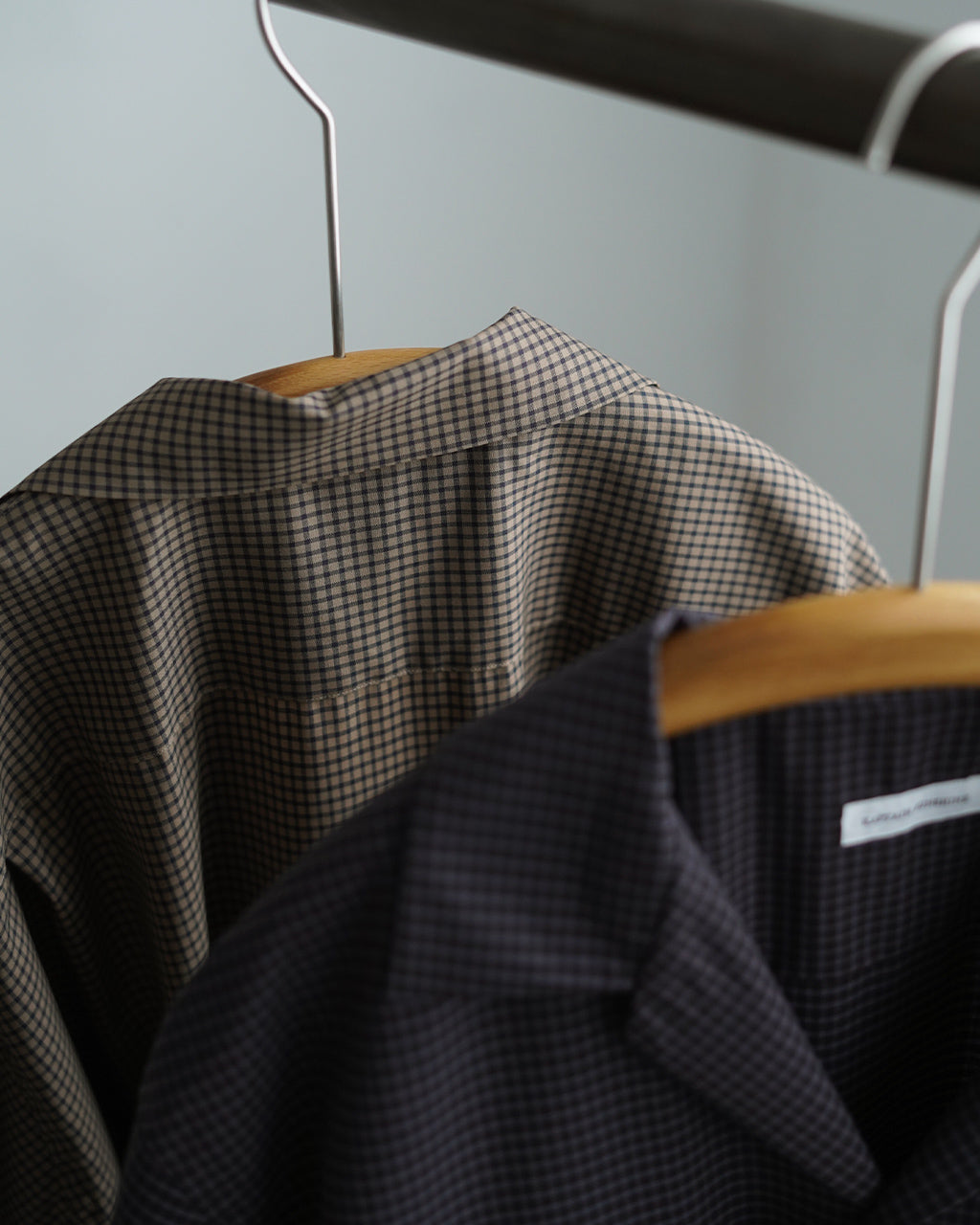 KAPTAIN SUNSHINE Summer Wool Open Collar SS Shirt シャツ ウール チェック｜Crouka(クローカ)