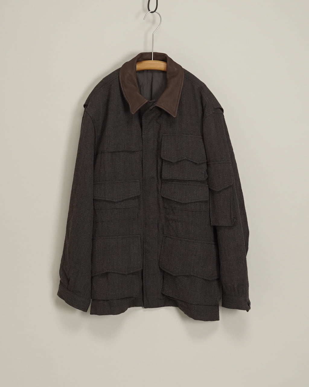 KAPTAIN SUNSHINE Wool Herringbone Explorer Jacket KS26FJK32
