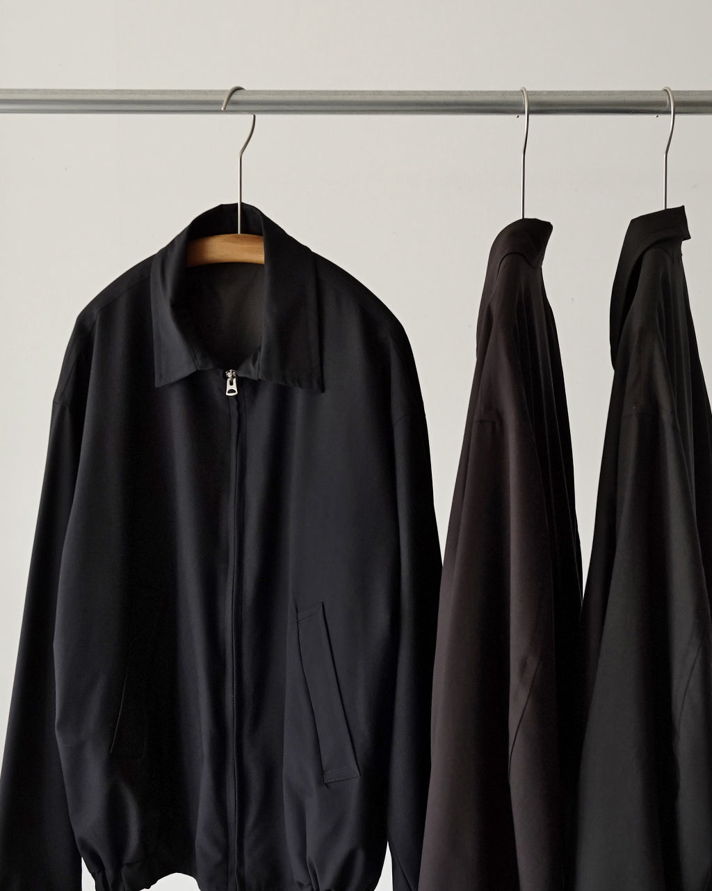 Wool Poplin Zip Blouson KS26SJK09