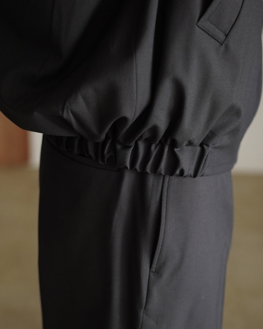 Wool Poplin Zip Blouson KS26SJK09
