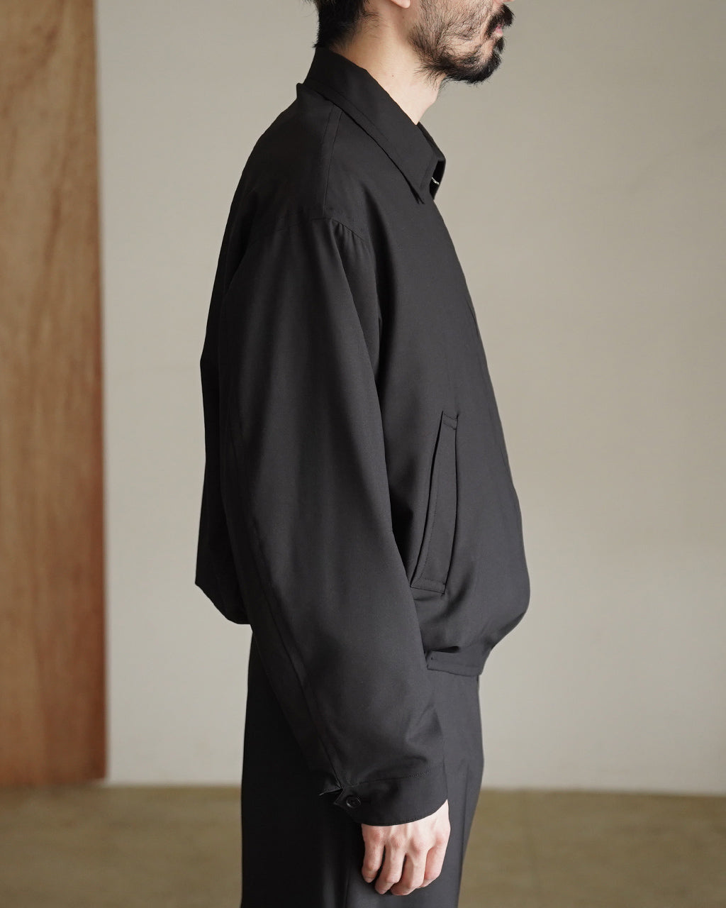 Wool Poplin Zip Blouson KS26SJK09