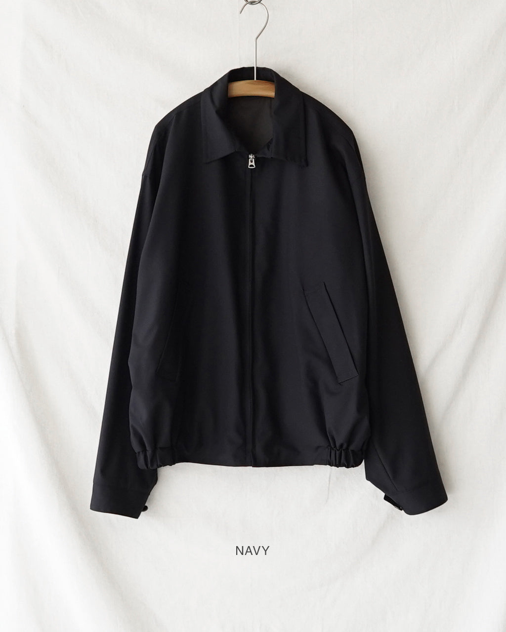 Wool Poplin Zip Blouson KS26SJK09