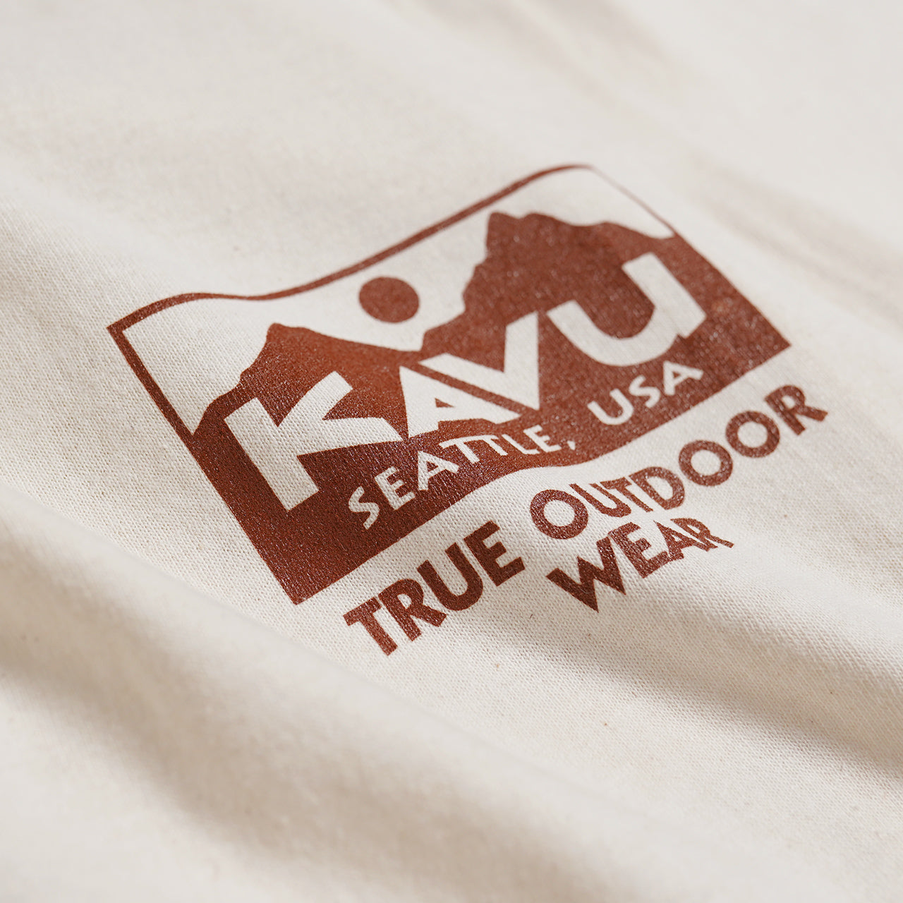【アウトレット！30%OFF】KAVU カブー プリントTシャツ カットソー トゥルー ロゴ ティー True Logo Tee 19821842 正規取扱店