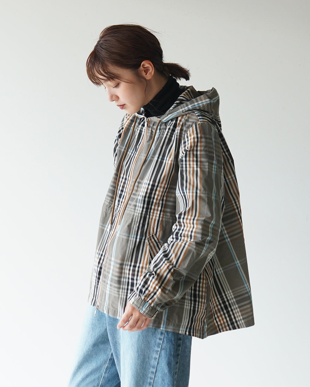 【SALE！40%OFF】KELEN ケレン チェック パーカー ジャケット CHECK HOODIE JACKET ""VICKY"" フーディー LKL24FJK2037【送料無料】