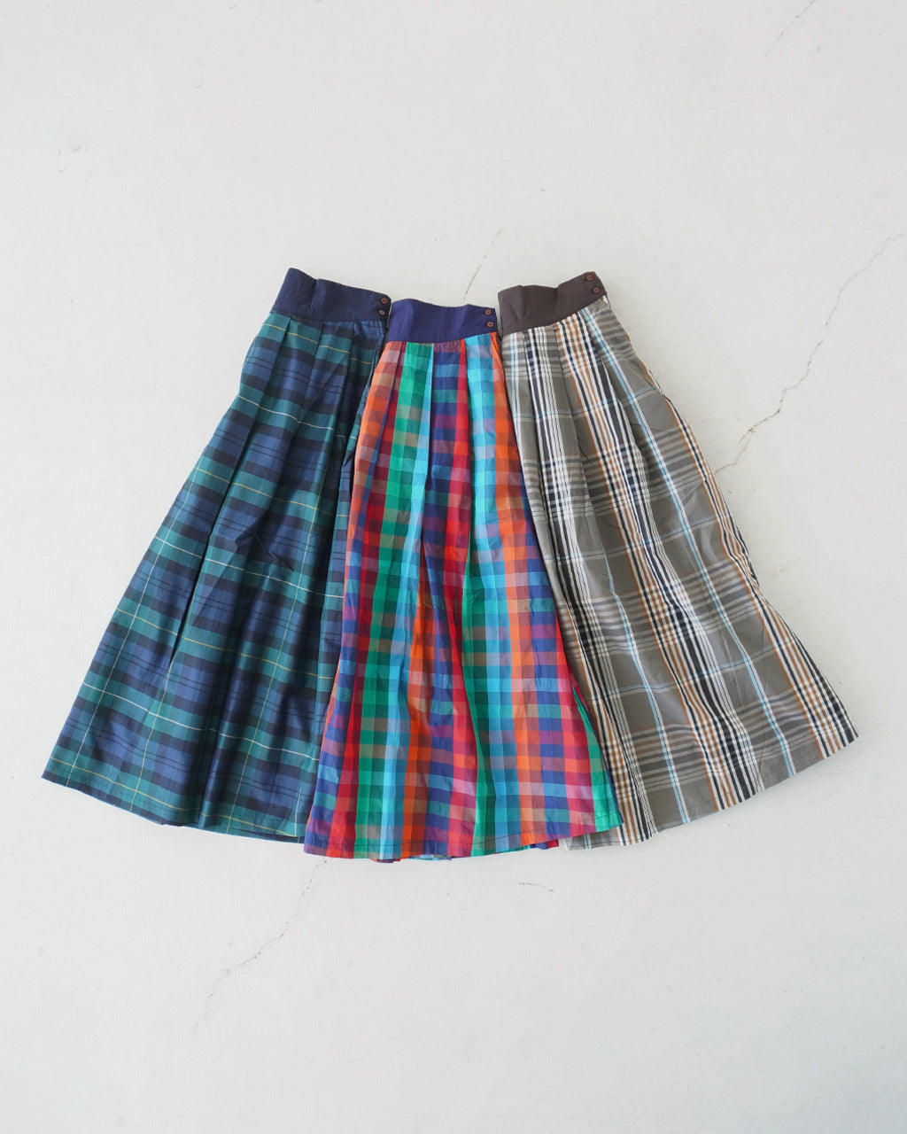 KELEN ケレン チェック Aライン スカート CHECK A LINE SKIRT ""FELINA"" フレア ロング  LKL24FSK2027【送料無料】