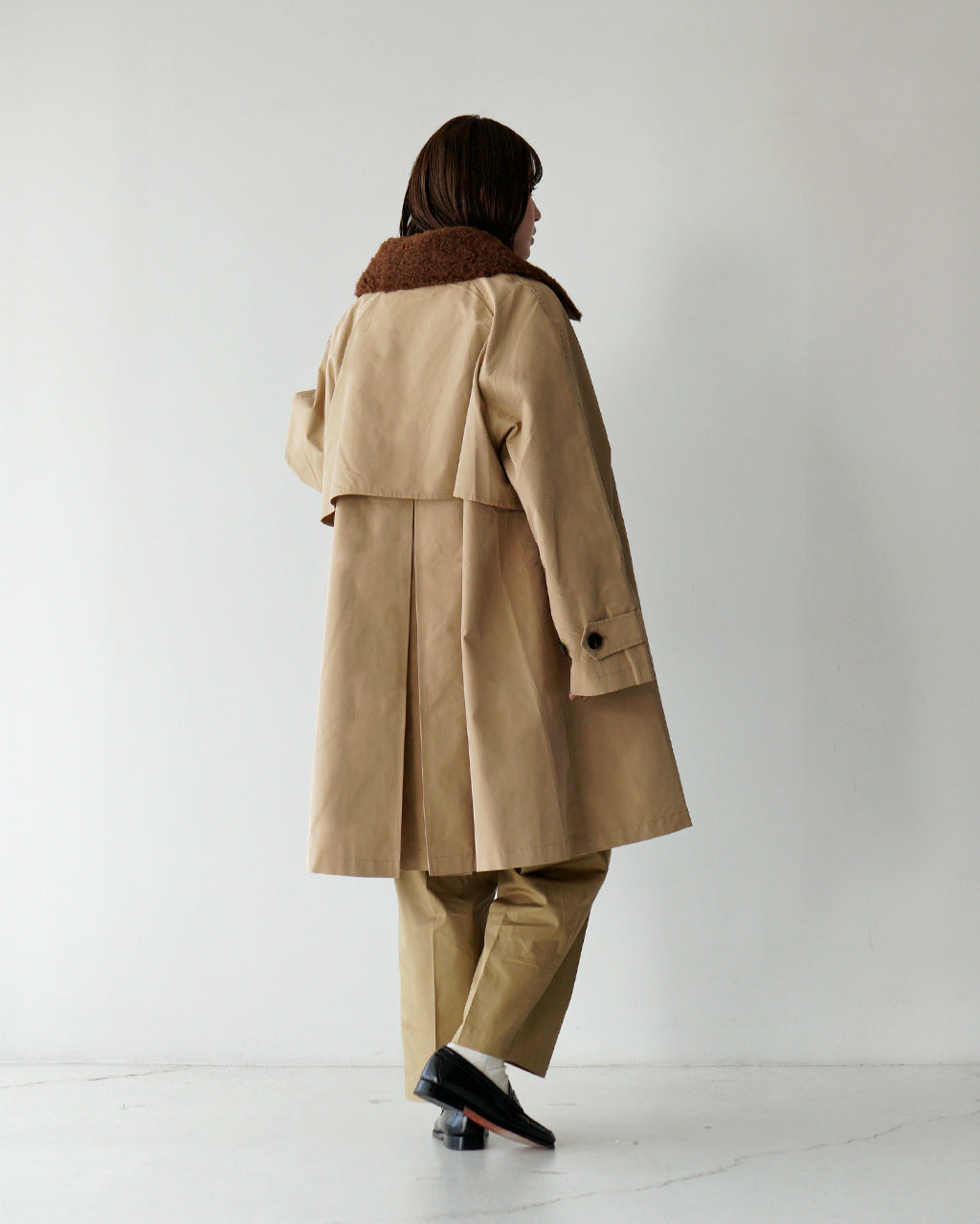 【SALE！30%OFF】KHA:KI カーキ バルカラー コート REMOVAL COLLAR COAT バルマカーン アウター MIL24FJK3217【送料無料】