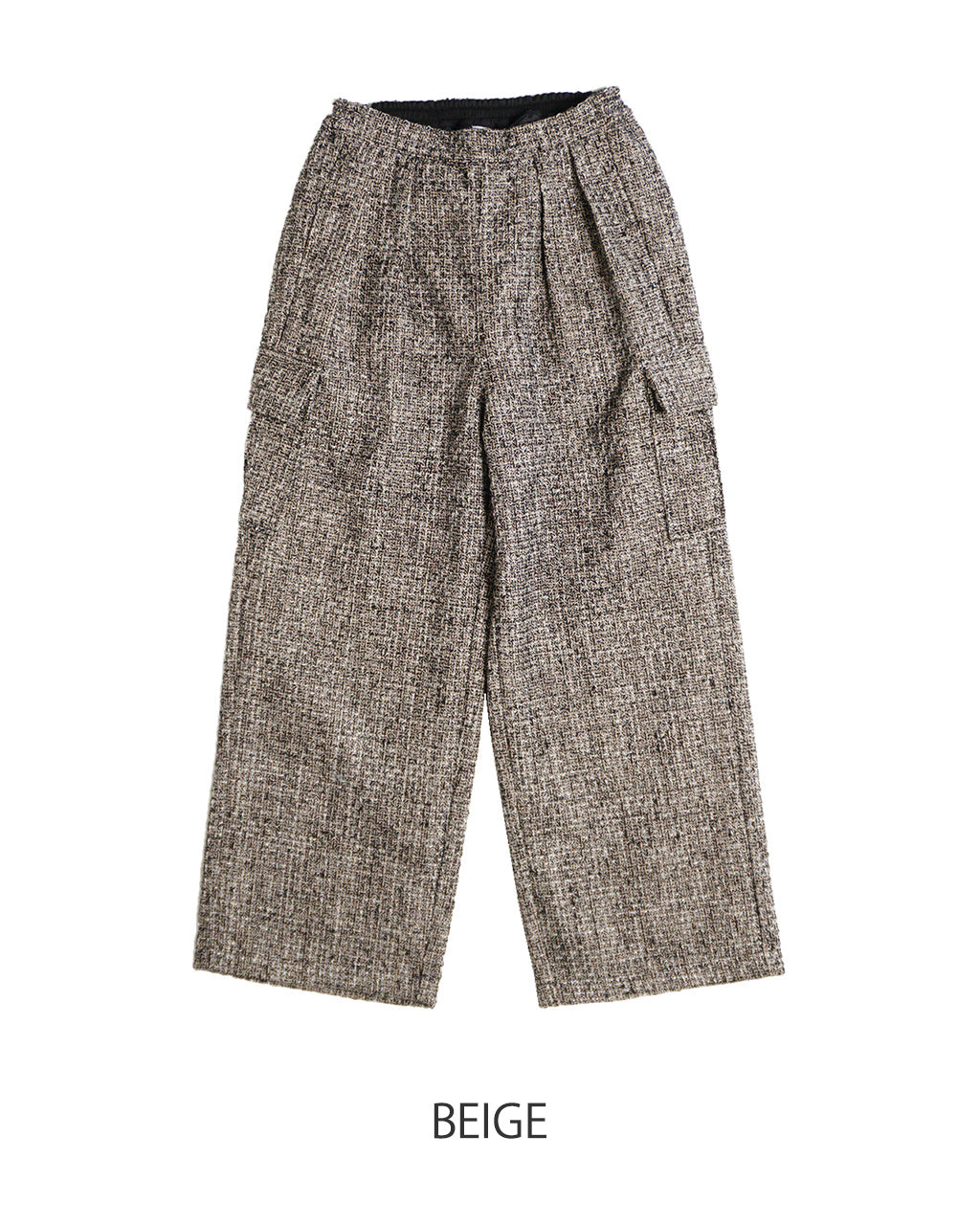 【SALE！40%OFF】KHA:KI カーキ カーゴパンツ ツータック ツイード TWEED CARGO PANTS MIL24FPT3217【送料無料】