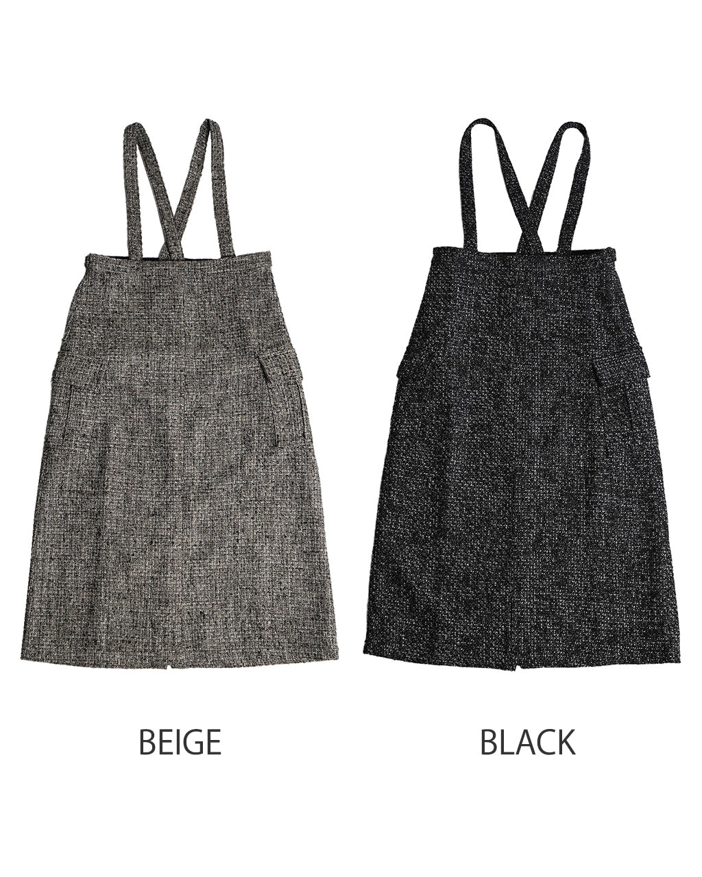 【SALE！20%OFF】KHA:KI カーキ ツイード カーゴ スカート TWEED CARGO SKIRT ジャンパースカート MIL24FSK3093【送料無料】