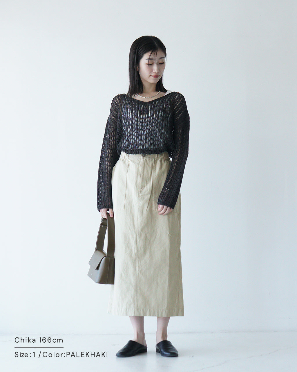 KHA:KI カーキ ファティーグスカート FATIGUE SKIRT Iラインシルエット ミリタリースカート MIL25HSK3096【送料無料】