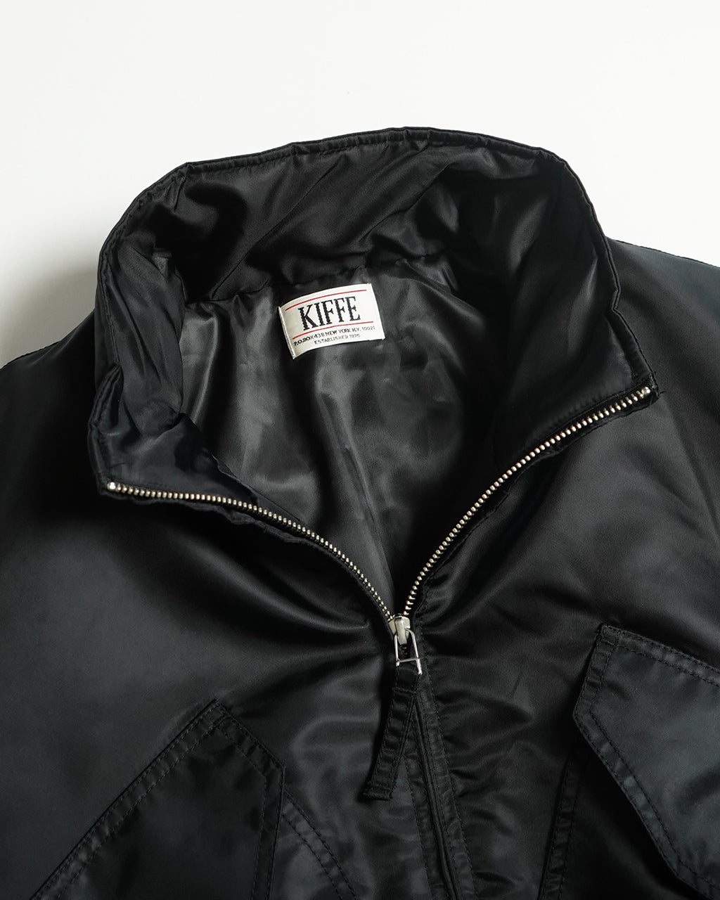 KIFFE キッフェ ミリタリー スタンド カラー ジャケット MILITARY STAND COLLAR JACKET KF242NY00042【送料無料】