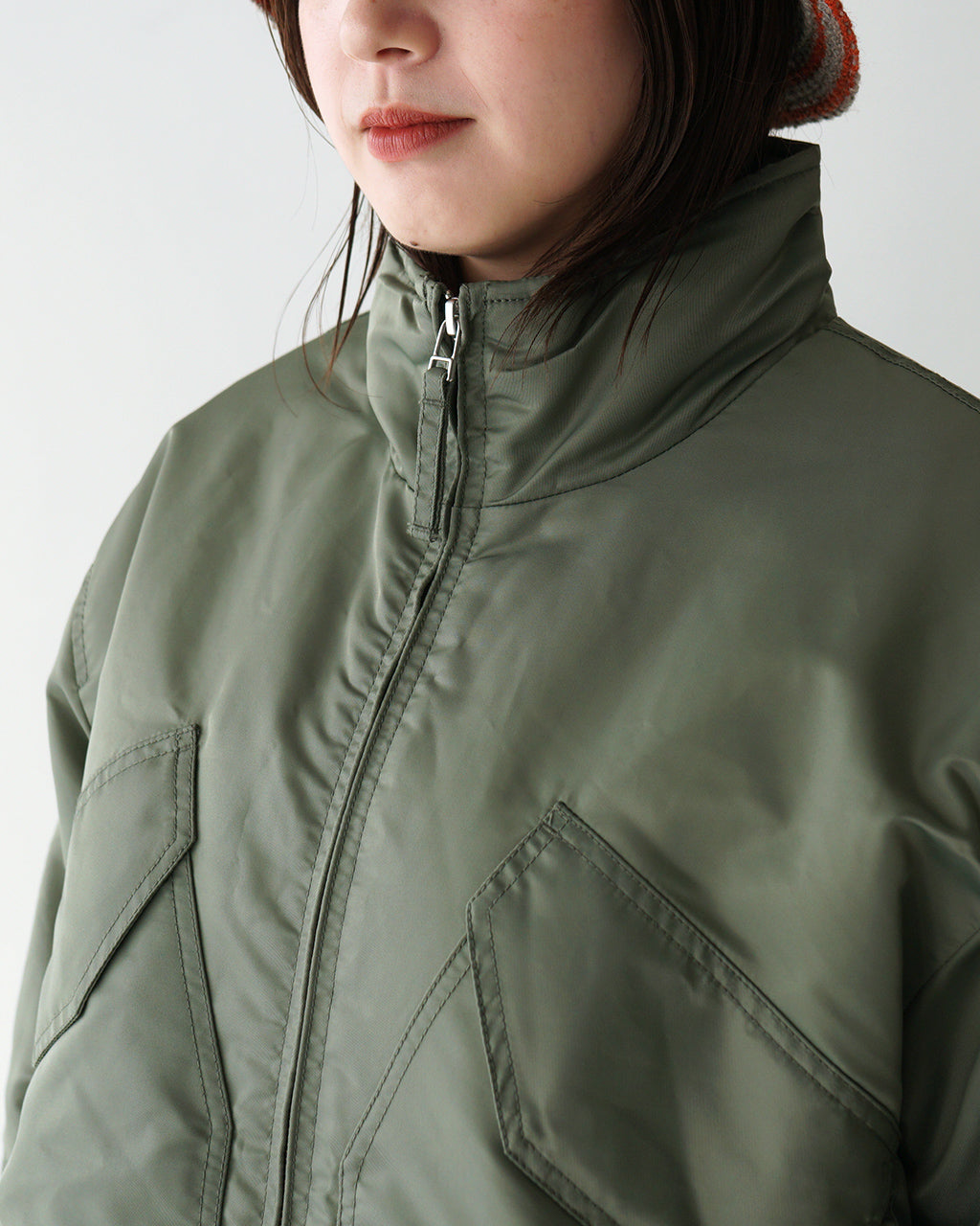 【SALE！20%OFF】KIFFE キッフェ ミリタリー スタンド カラー ジャケット MILITARY STAND COLLAR JACKET KF242NY00042【送料無料】