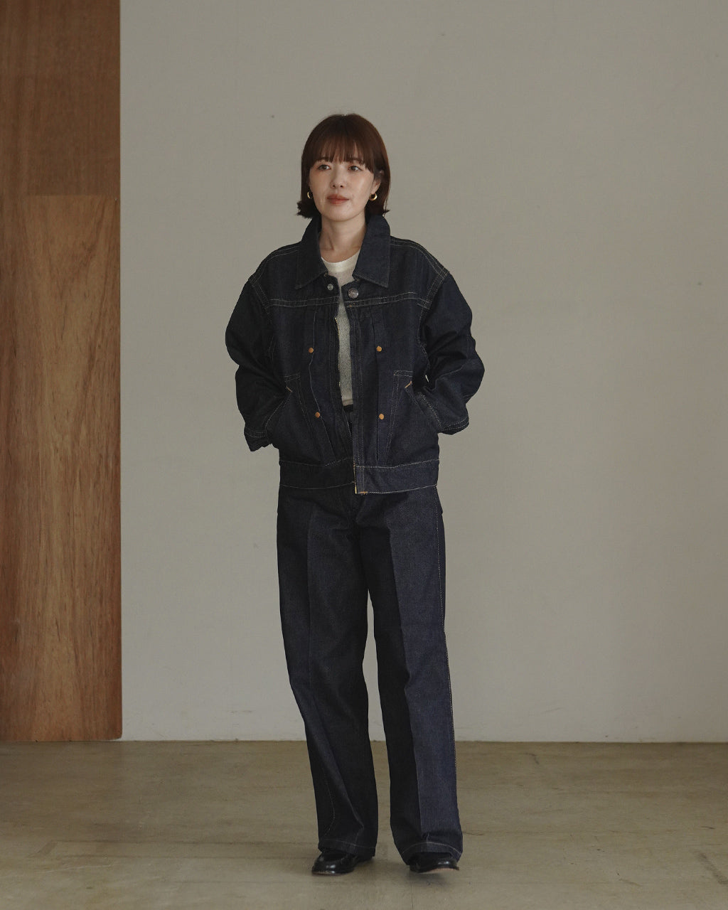DINNER JEAN JACKET (WASHED) KZF6-06-1