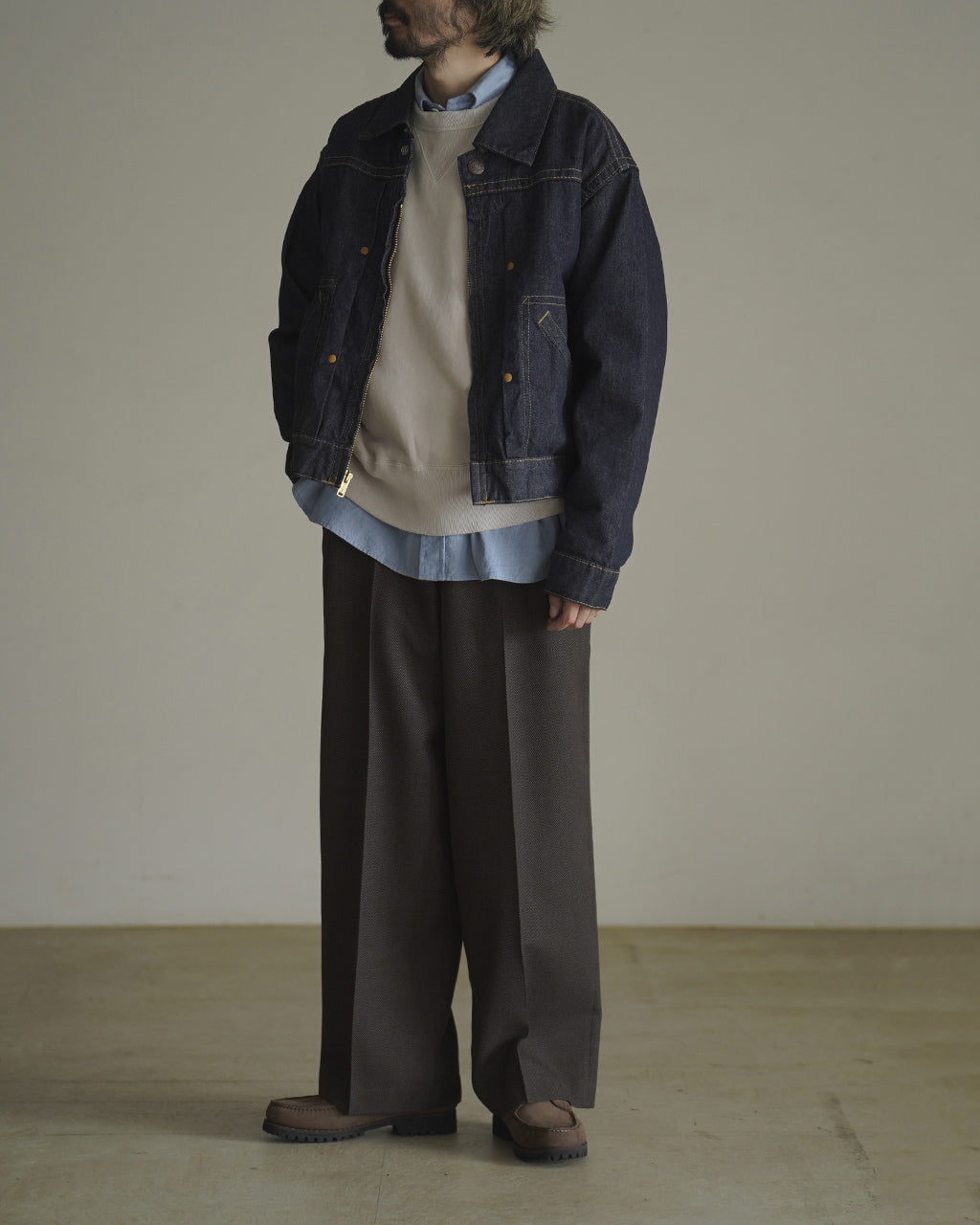 DINNER JEAN JACKET (WASHED) KZF6-06-1