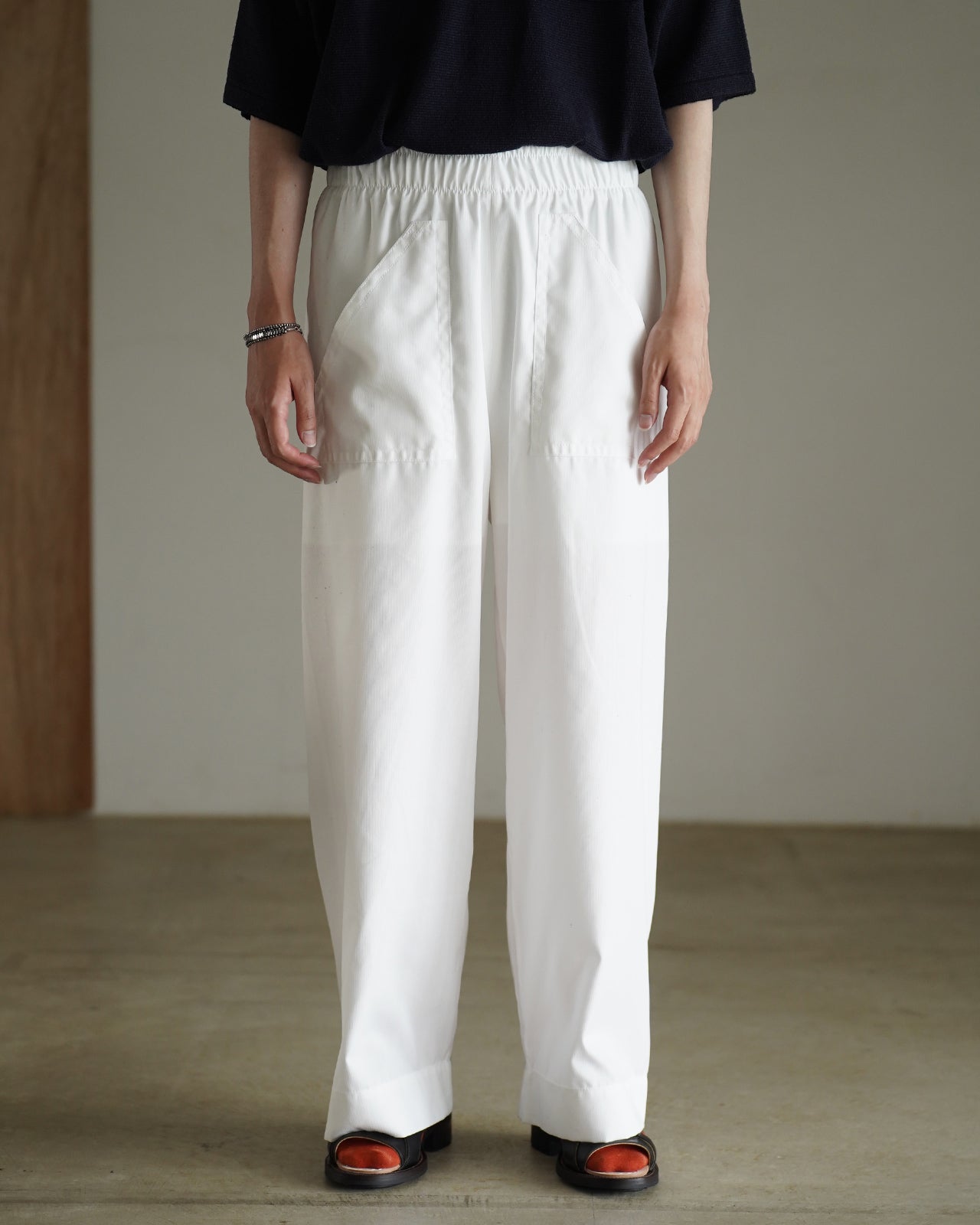 KOOKY ZOO JUVENILE EASY PANTS ジュブナイル イージーパンツ ホワイト