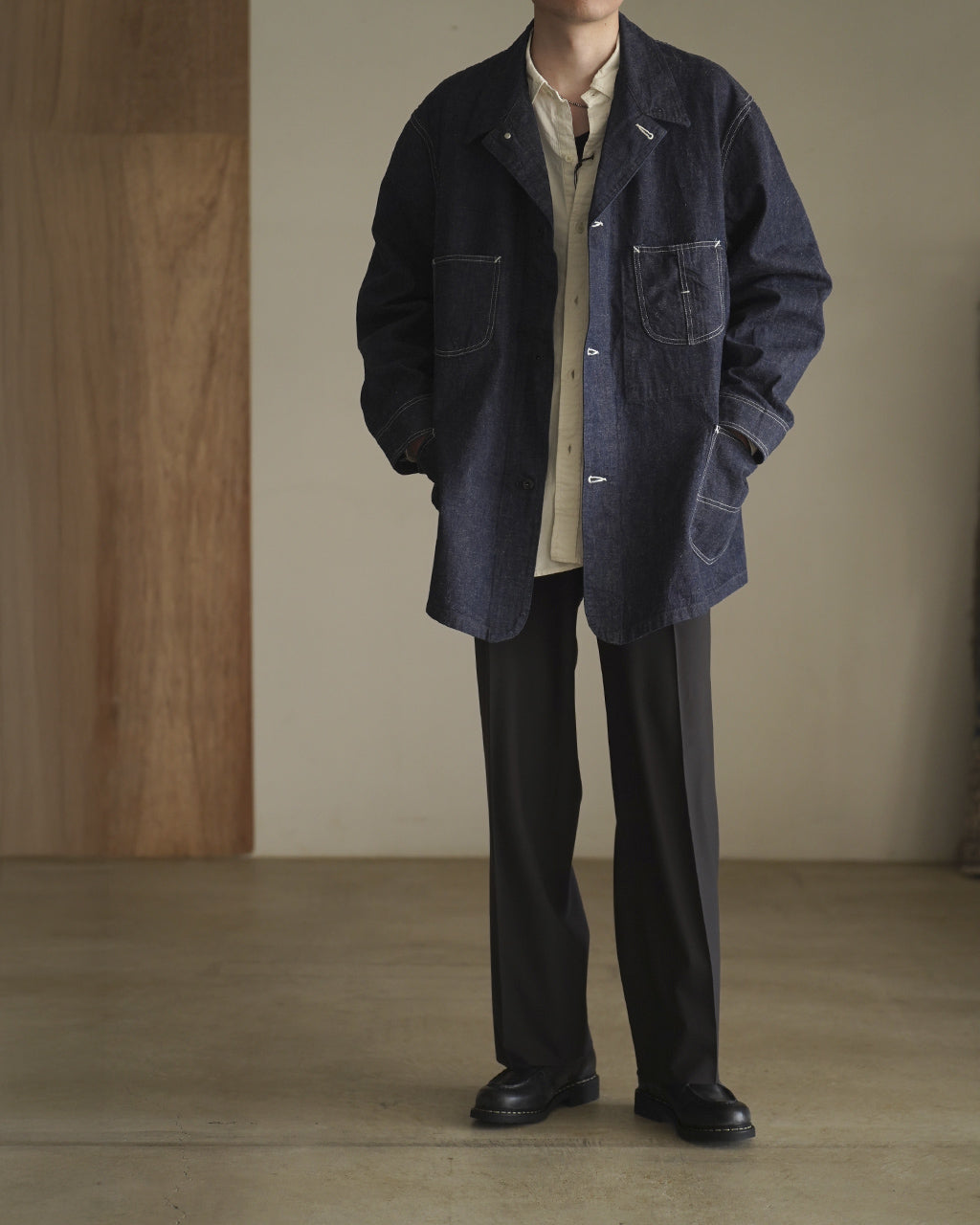 最終！KOOKY ZOO クーキーズー CHORE COAT カバーオール KOOKY ZOO(クーキー・ズー)J0048 JUVENILE DENIM COVER ALLの通販