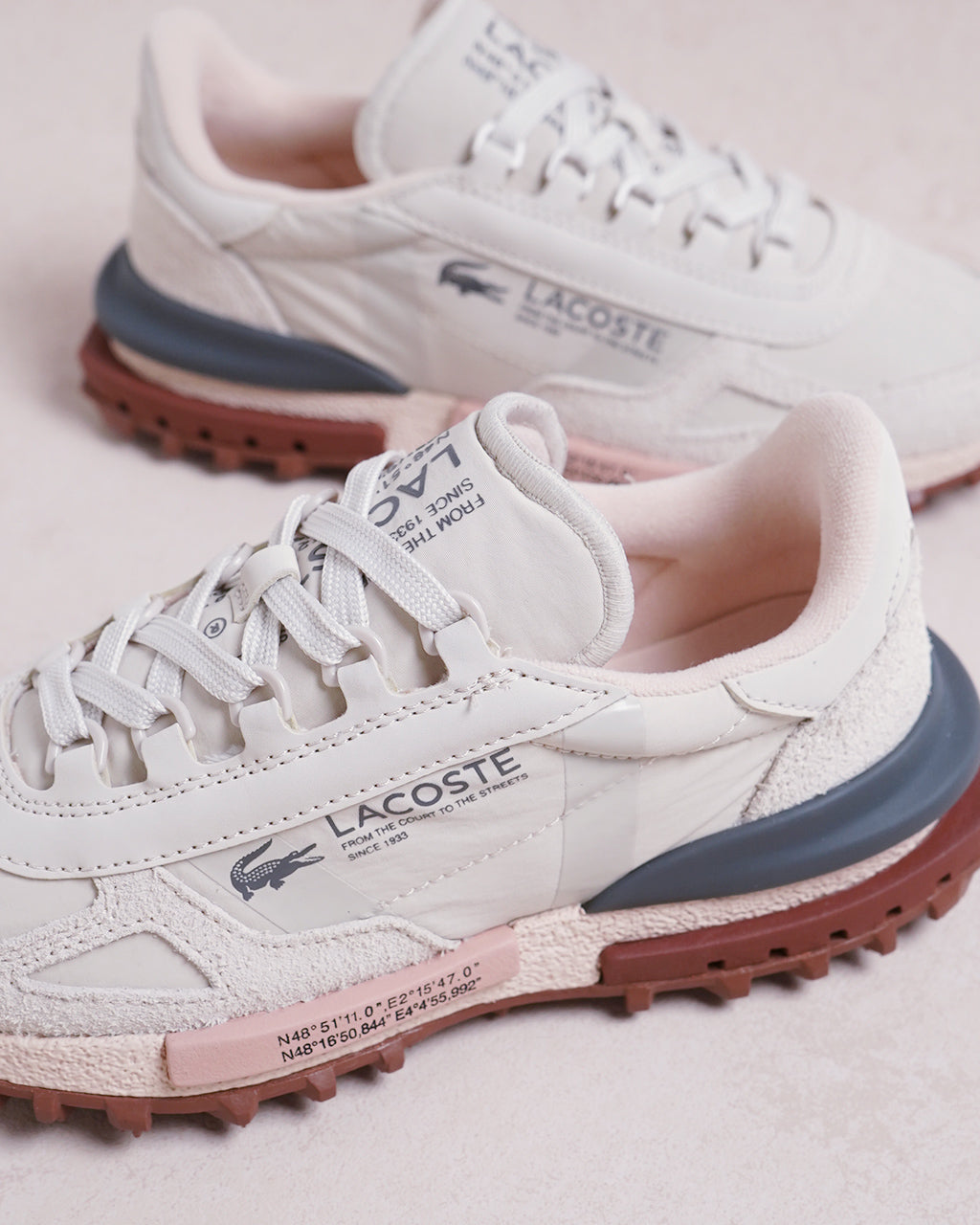 LACOSTE ラコステ レースアップ スニーカー ELITE ACTIVE 125 2 SFA ローカット 厚底 コンフォート シューズ 靴 49SFA0002【送料無料】