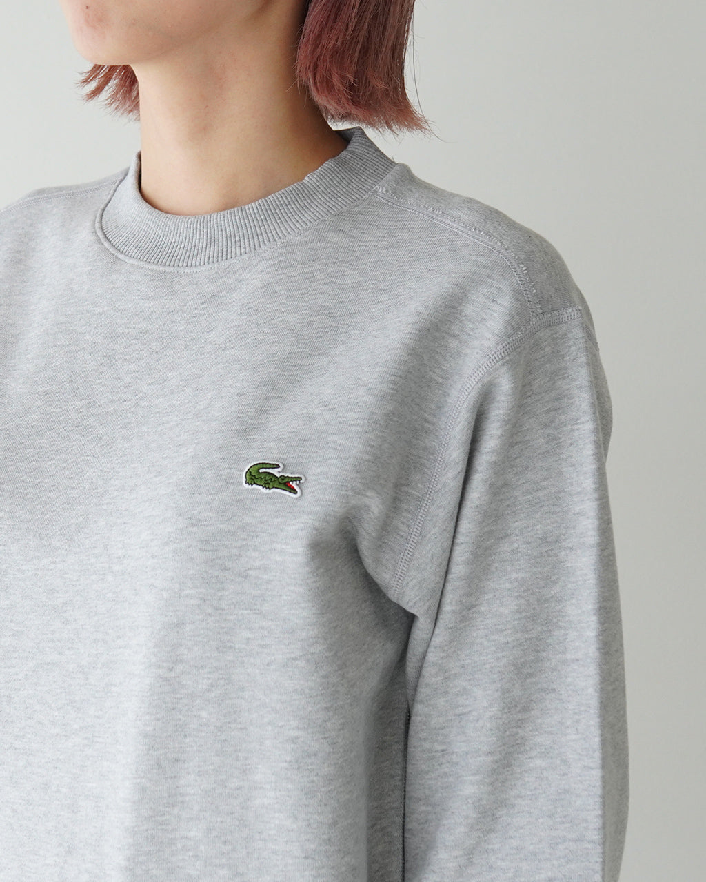 【アウトレット！30%OFF】LACOSTE ラコステ プレミアムスウェットクルーネック リラックスフィット トレーナー SH6913-99【送料無料】