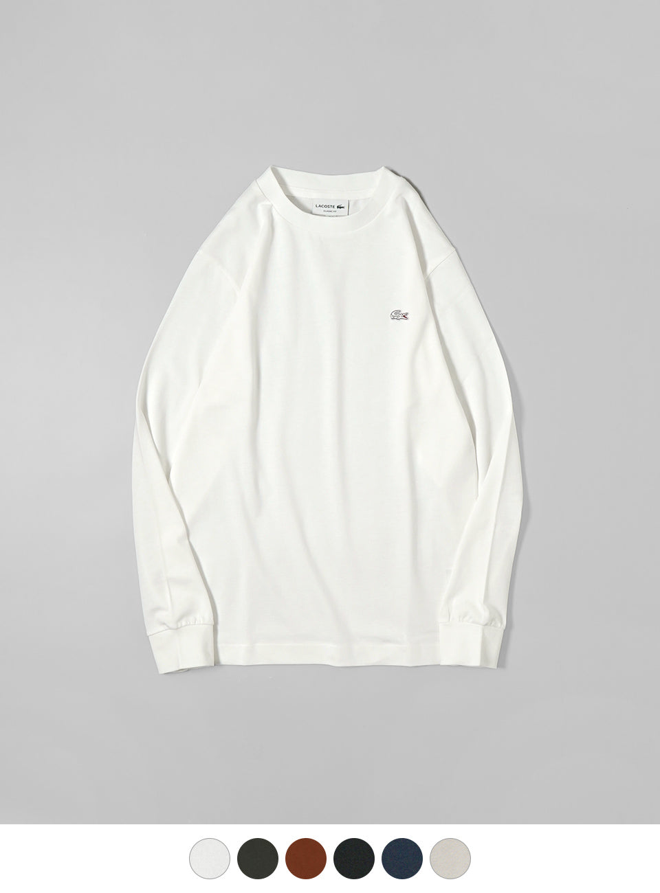 ＼合計3万円以上購入で20%OFFクーポン！／LACOSTE ラコステ ベーシック ロングスリーブ Tシャツ L/S TEE カットソー TH5583-99