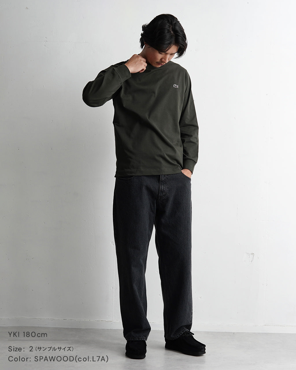 LACOSTE ラコステ ベーシック ロングスリーブ Tシャツ L S TEE カットソー TH3273-99