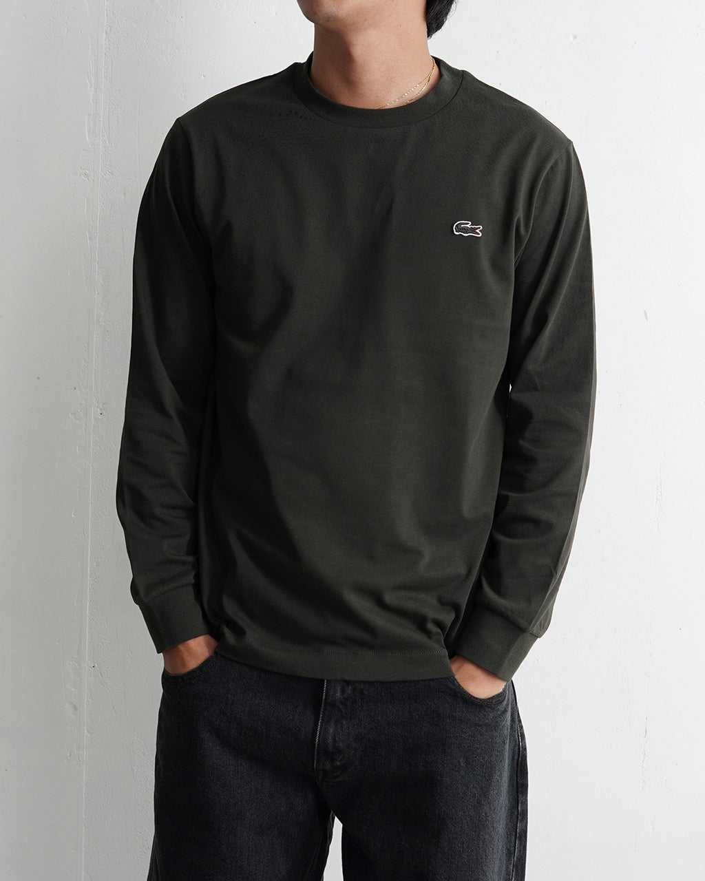 【SALE！30%OFF】LACOSTE ラコステ ベーシック ロングスリーブ Tシャツ L/S TEE カットソー TH5583-99