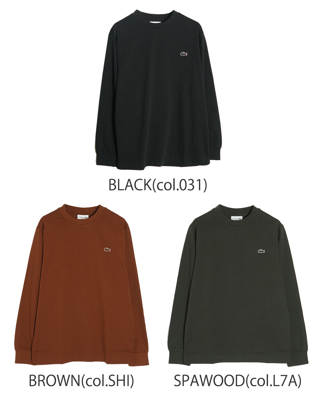 ＼合計3万円以上購入で20%OFFクーポン！／LACOSTE ラコステ ベーシック ロングスリーブ Tシャツ L/S TEE カットソー TH5583-99