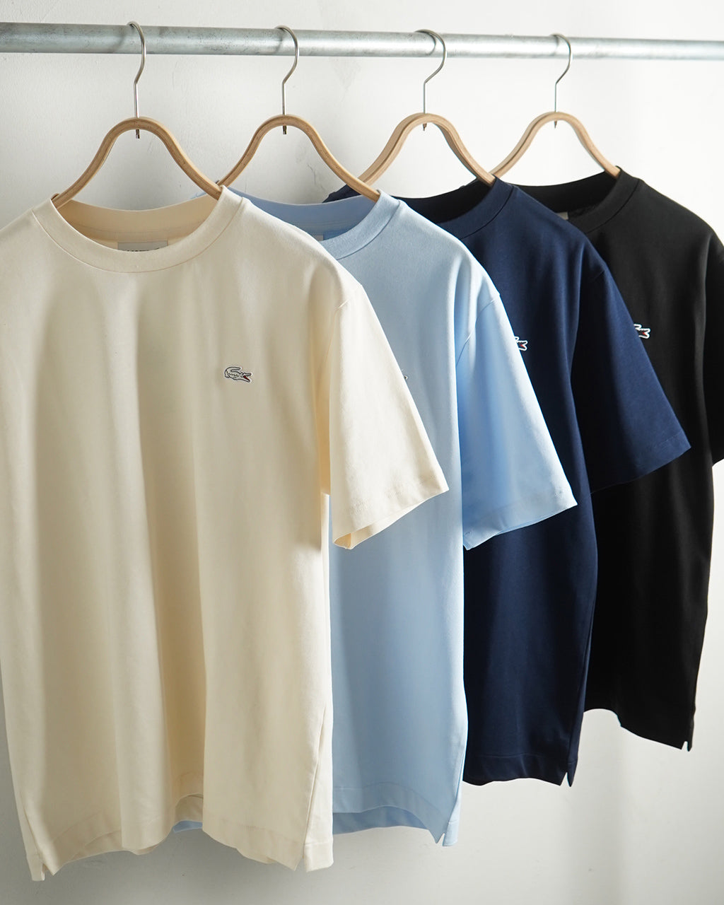 LACOSTE ラコステ アウトラインクロック クルーネック Tシャツ TH5582-99 半袖 綿100%【クーポン対象外】