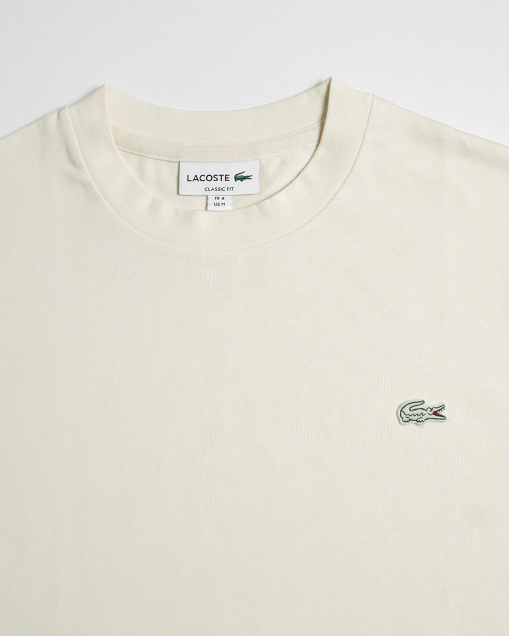 LACOSTE ラコステ アウトラインクロック クルーネック Tシャツ レディース メンズ TH5582-99