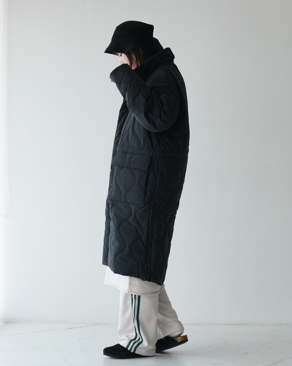 【アウトレット！30%OFF】LANTERN ランタン ヒーティング キルト コート HEATING QUILT COAT 充電バッテリー付き ロングコート MOA-LAN-05 【送料無料】