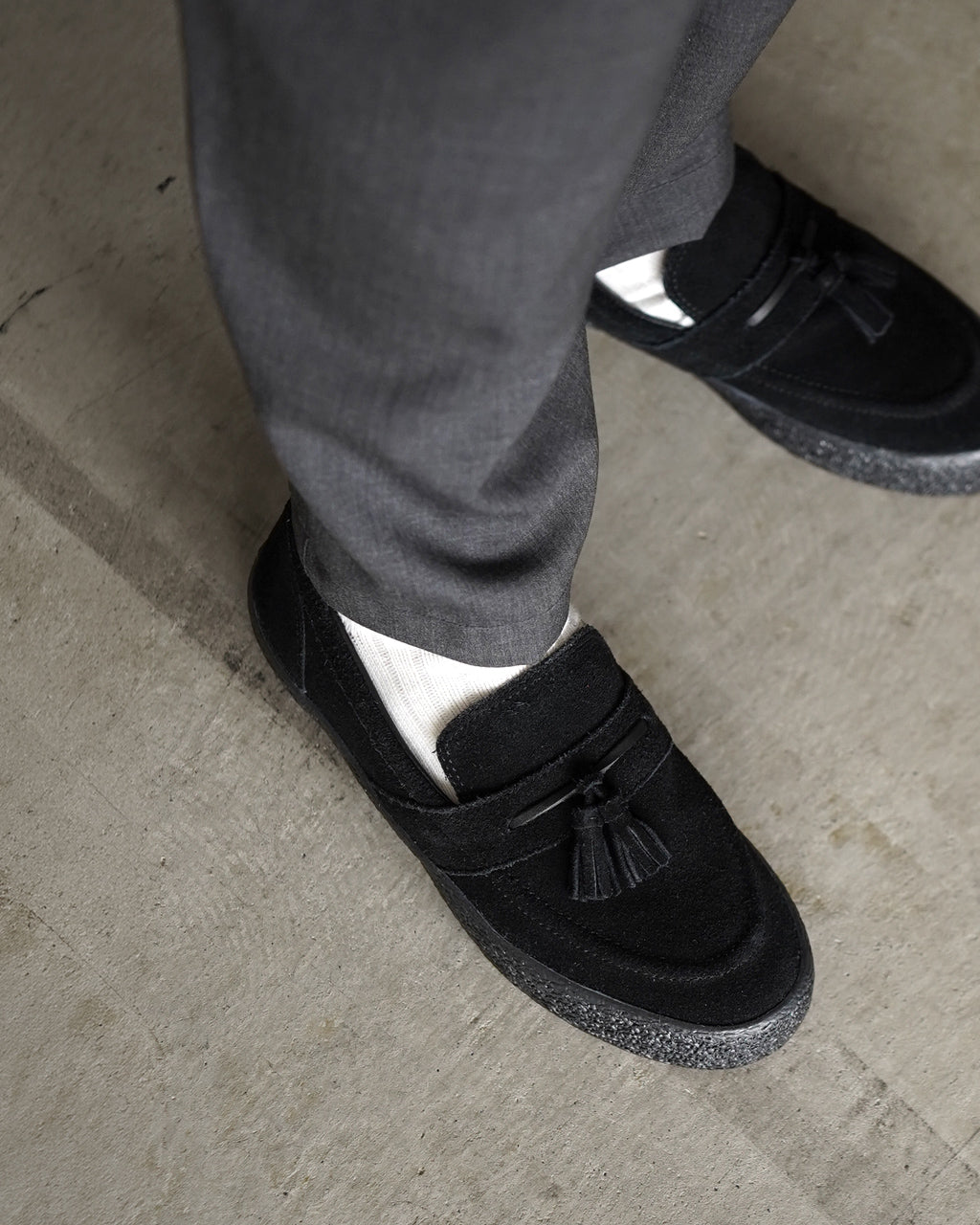ラストリゾートab VM005 - Suede ブラック モカシン 43 Last Resort AB ラストリゾートエービー VM005-Loafer スエード