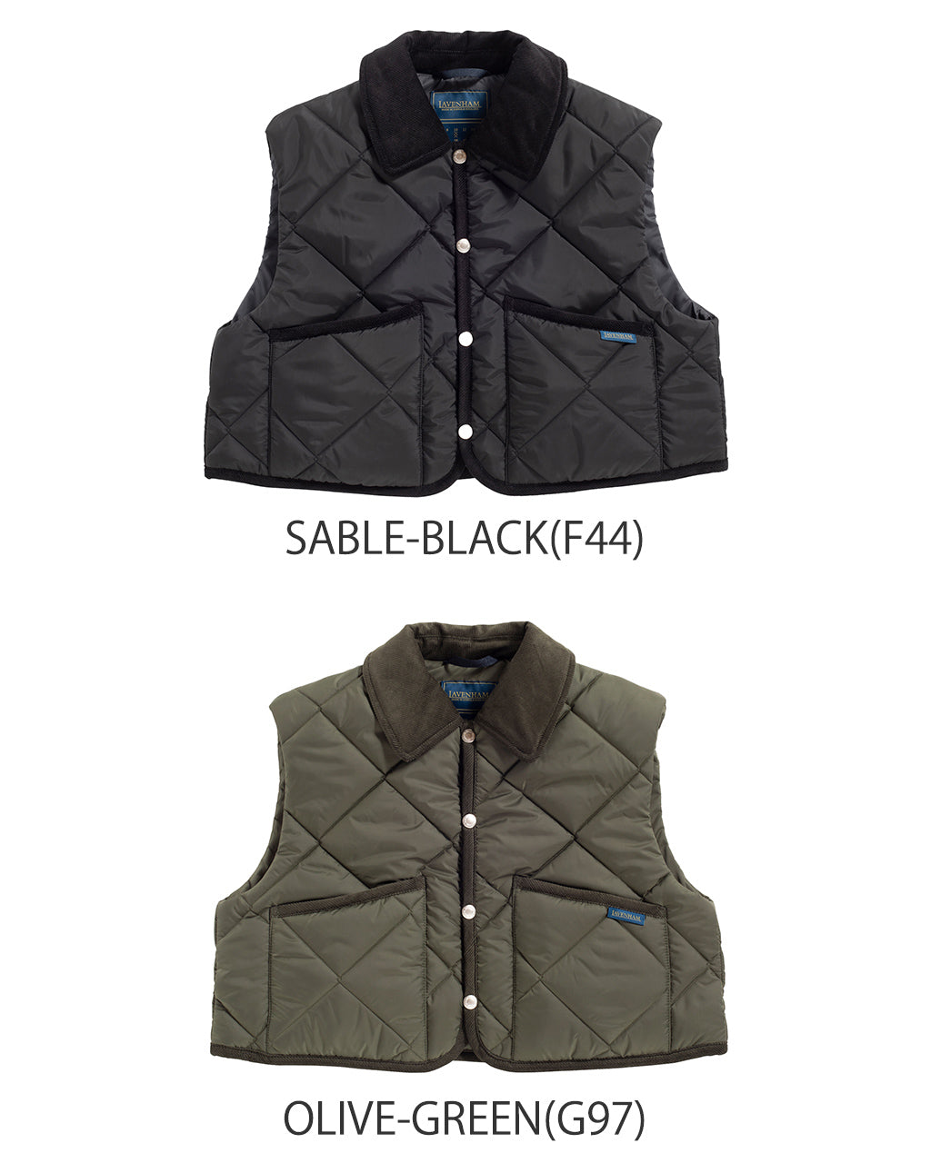 LAVENHAM ラベンハム レイドン ジレ キルティングベスト BIG QUILT CROPPED RAYDON GILET WOMENS LV101131030【送料無料】