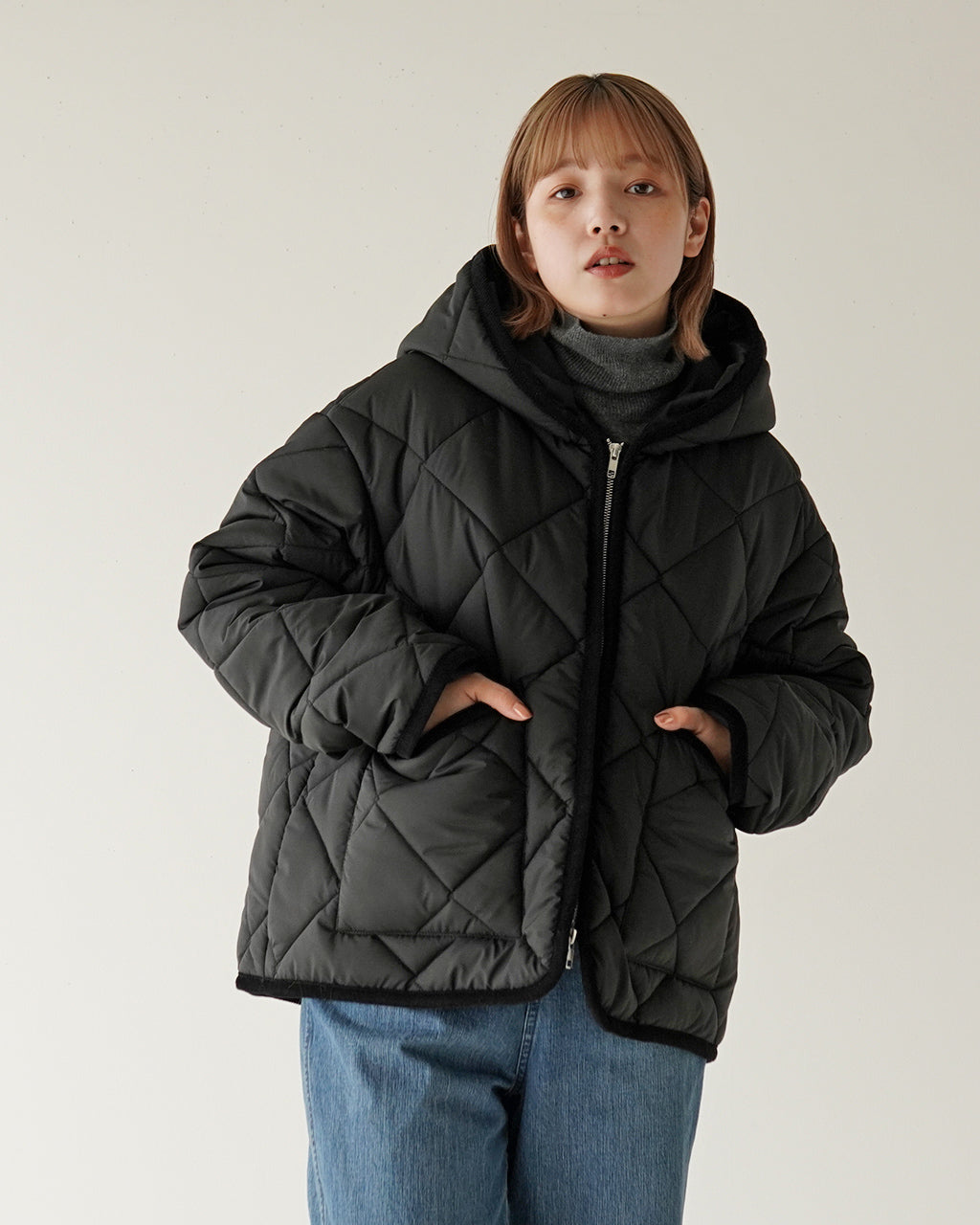 LAVENHAM ラベンハム ビッグキルト ジップド クレイドン ウィメンズ 21 BIG QUILT ZIPPED CRAYDON WOMENS キルティング フード付き ジャケット LV10114【送料無料】