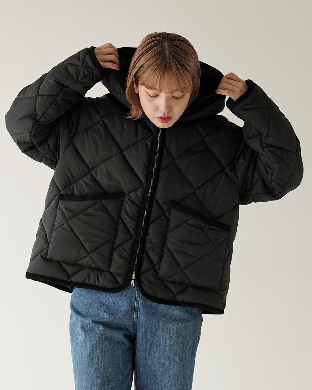 LAVENHAM ラベンハム ビッグキルト ジップド クレイドン ウィメンズ 21 BIG QUILT ZIPPED CRAYDON WOMENS キルティング フード付き ジャケット LV10114【送料無料】