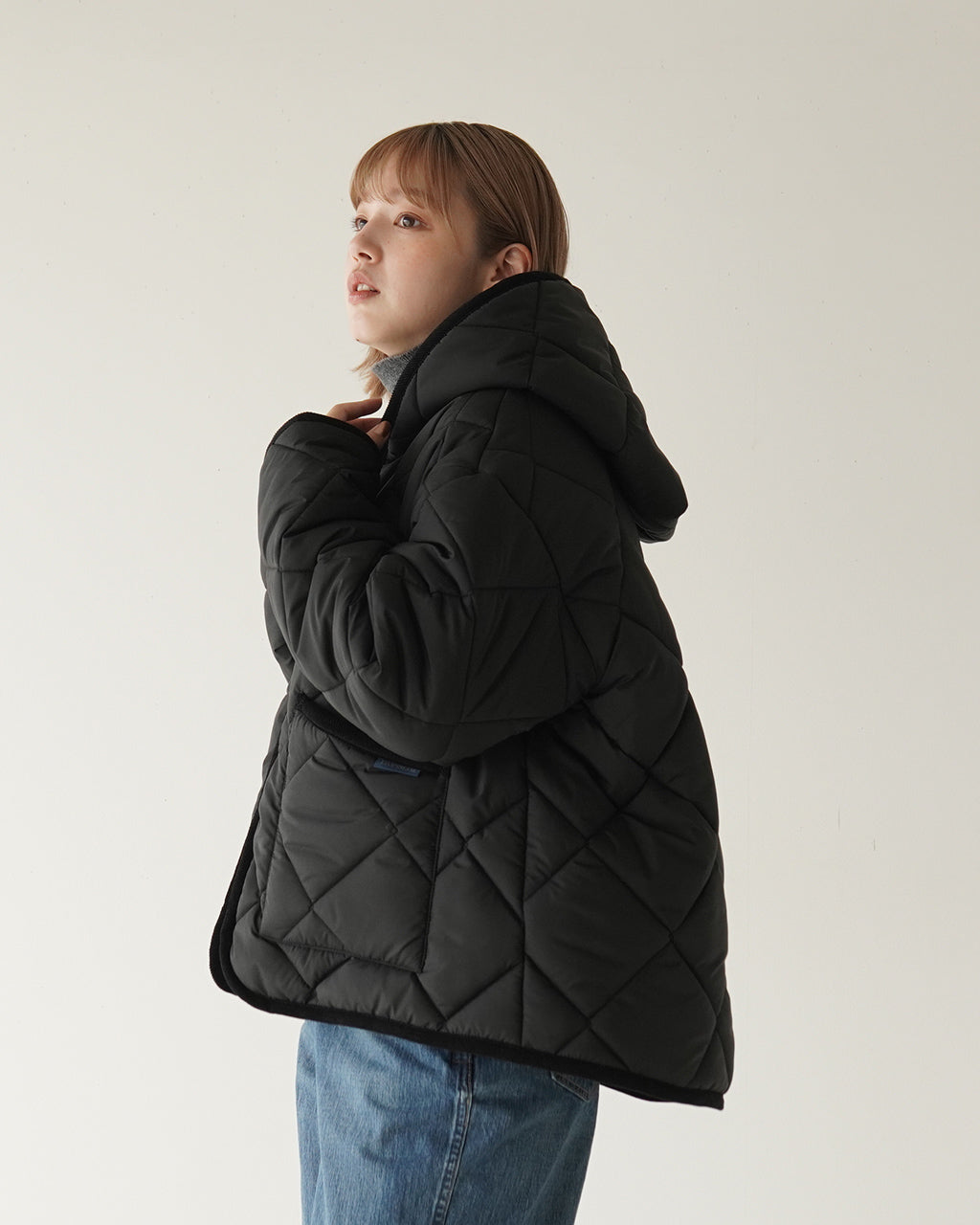 LAVENHAM ラベンハム ビッグキルト ジップド クレイドン ウィメンズ 21 BIG QUILT ZIPPED CRAYDON WOMENS キルティング フード付き ジャケット LV10114【送料無料】