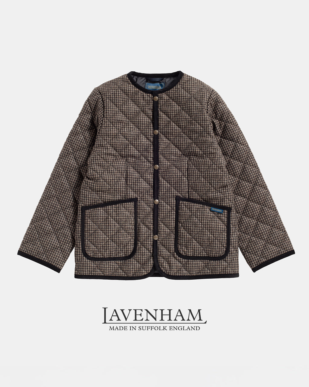 LAVENHAM ラベンハム キルティングジャケット CONTRAST CORNARD JACKET WOMENS 千鳥格子 アウター MINI-LV101331029【送料無料】