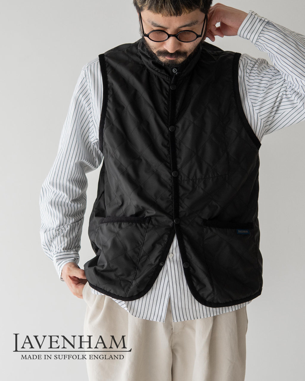 LAVENHAM ラベンハム アンワディッド ミックフィールド メンズ