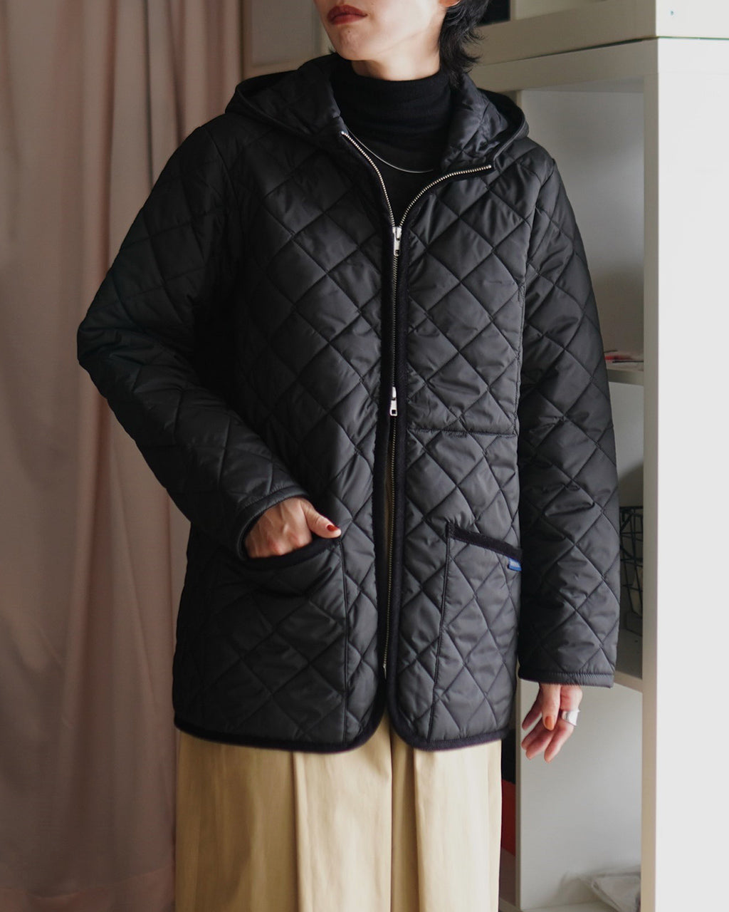 LAVENHAMキルティング ダッフルコートHaver Sack✕ラベンハム LAVENHAM（ラベンハム）キルティングジャケット・コート 正規取扱店